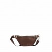 Sac Banane en Cuir Vegan - Le Sarah - Chocolat - Lambert