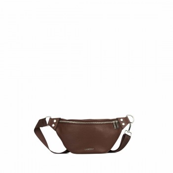 Sac Banane en Cuir Vegan - Le Sarah - Chocolat - Lambert