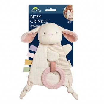 Jouet Sensoriel avec Anneau de Dentition - Lapin - Itzy Ritzy
