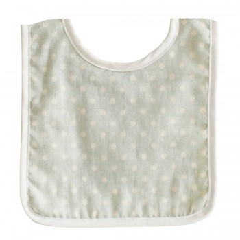 Bavoir À Pois - Bleu