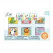 Cubes Lumineux - 6/pqt Zoo - Glo Pals