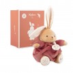 Peluche - Patapouf Lapin Musical - Rose Foncé 17cm