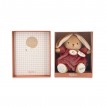 Peluche - Patapouf Lapin Musical - Rose Foncé 17cm