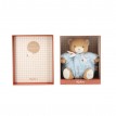 Peluche - Patapouf - Ours Bleu 17cm - Kaloo