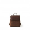 Sac à Dos en Suède Vegan - Le Cynthia - Chocolat - Lambert