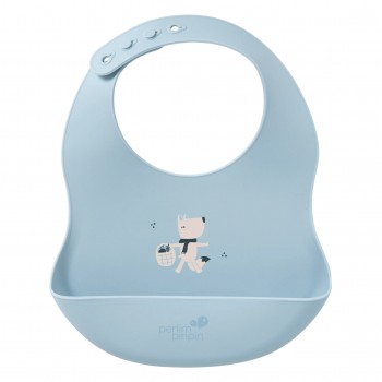 Bavoir Silicone - Renard - Perlimpinpin