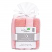 Débarbouillettes pour Bébé 10/pqt - Rose/corail - Perlimpinpin