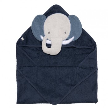 Serviette à Capuchon - éléphant - Perlimpinpin