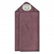 Serviette à Capuchon pour Enfant - Hibou - Perlimpinpin