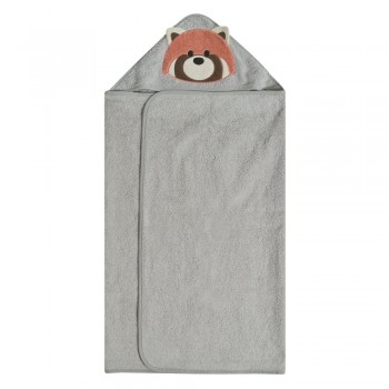 Serviette à Capuchon pour Enfant - Panda Roux - Perlimpinpin