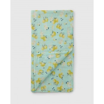 Couverture en Mousseline de Bambou - Citron - Loulou Lollipop Couverture en Mousseline de Bambou - Citron - Loulou Lollipop