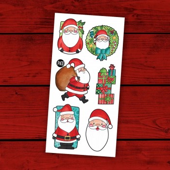 Tatouage Temporaire - Le Père Noël - Pico