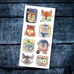 Tatouage Temporaire - Les Animaux Hivernaux - Pico