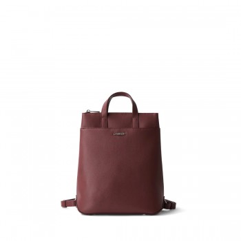 Sac à Dos en Cuir Vegan - Le Millie - Cassis - Lambert