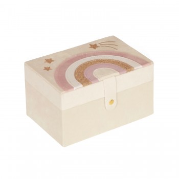 Boite à Bijoux (grand Format) - Arc-en-ciel Rose - Rockahula Boite à Bijoux (grand Format) - Arc-en-ciel Rose - Rockahula