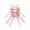 Pinces 3/pqt - Boucles Longues Rose - Rockahula