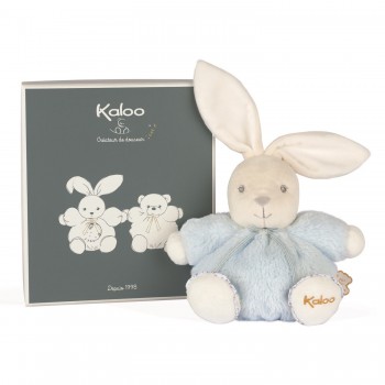 Peluche - Pataouf Lapin Perle Bleu - Kaloo